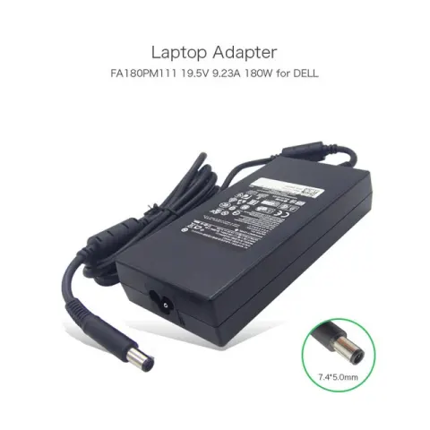 מטען מקורי למחשב נייד DELL 19.5V 9.23A 180W Laptop AC Adapter דל