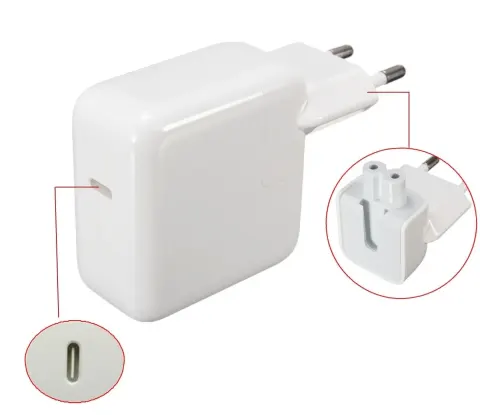 ראש מטען בלבד לנייד אפל מקבוק Apple 87W USB-C
