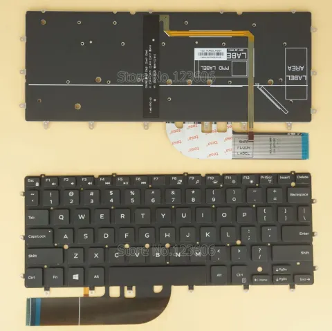 מקלדת למחשב נייד Dell Xps 13-7000 9343 9350 7347 7348 דל
