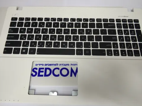פאנל עליון מלא כולל מקלדת בעברית X550 A550 ASUS אסוס