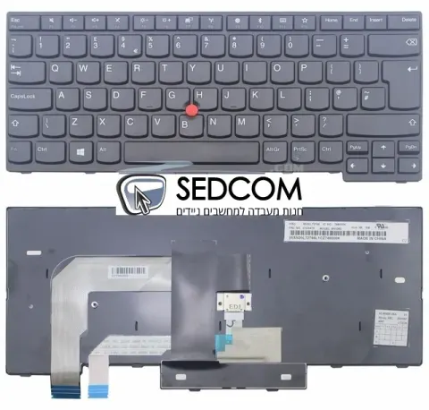 מקלדת למחשב נייד LENOVO T470 T470S לנובו