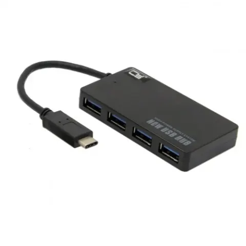 מפצל USB 3.1 מחיבור USB 3.1 Type-C ל4 חיבורי USB 3.0