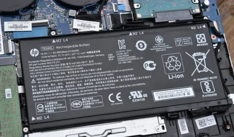 סוללה מקורית פנימית למחשב נייד HP PRO OMEN 15 - TE03XL TE04XL אייג' פי