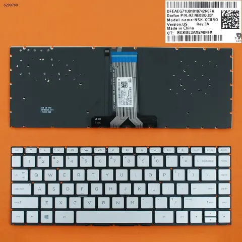 מקלדת פנימית למחשב נייד HP 14-bS100 14-bs000 אייג' פי