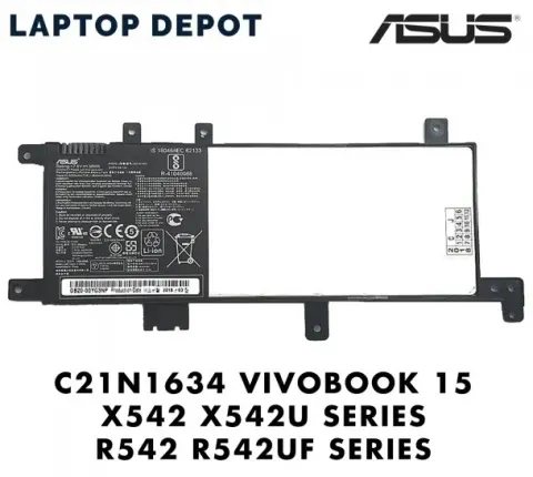 סוללה מקורית למחשב נייד אסוס ASUS X542 c21n1634