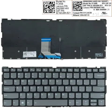 מקלדת למחשב נייד ׁLenovo Ideapad 320S-13 320S-13IKB לנובו
