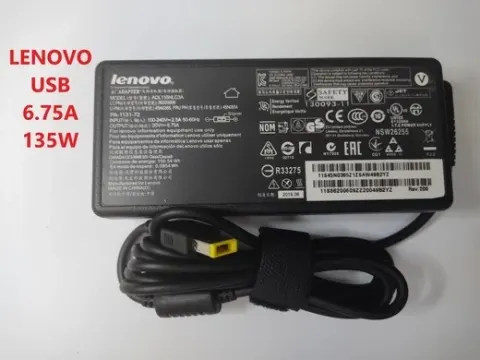 מטען מקורי למחשב נייד Lenovo USB (slim tip) 135W לנובו