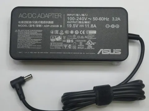 מטען מקורי למחשב נייד ASUS 19V/11.8A 230W ADP-230GB B למחשבי גיימרים אסוס