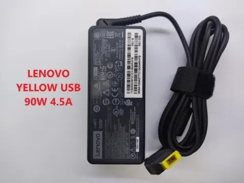 מטען מקורי למחשב נייד Lenovo ThinkPad T460, T460p, T470p 90W לנובו