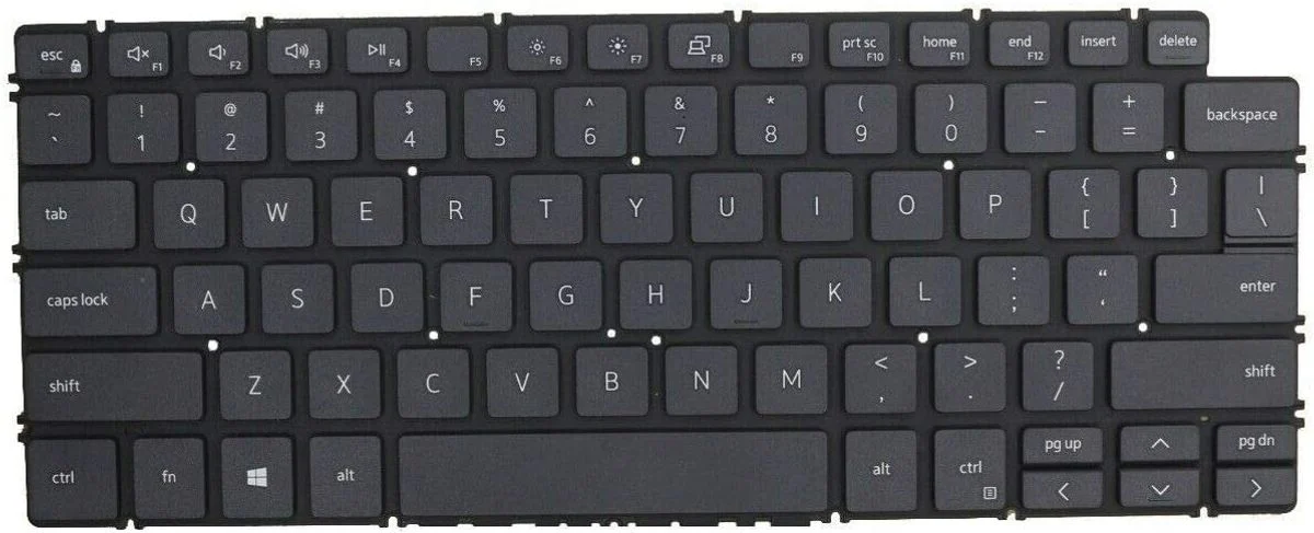 החלפת מקלדת למחשב נייד Dell Inspiron 13 5301 5390 5391 7306 7390 7391 דל