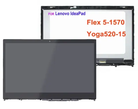 מסך טאץ קומפלט למחשב נייד LENOVO FLEX 5-1570 1580 yoga 520-15 לנובו