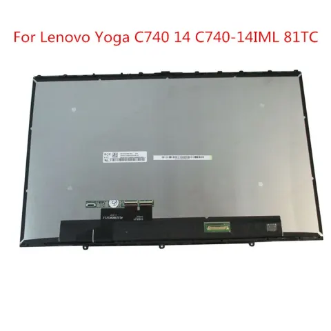 החלפת מסך מגע קומפלט למחשב Lenovo yoga C740-14IML לנובו