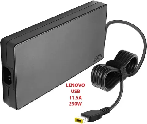 מטען מקורי למחשב נייד Lenovo USB (slim tip) 230W לנובו
