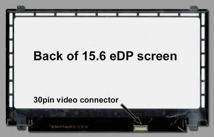 החלפת מסך למחשב נייד טושיבה toshiba satellite s50-b-114X SLIM SCREEN
