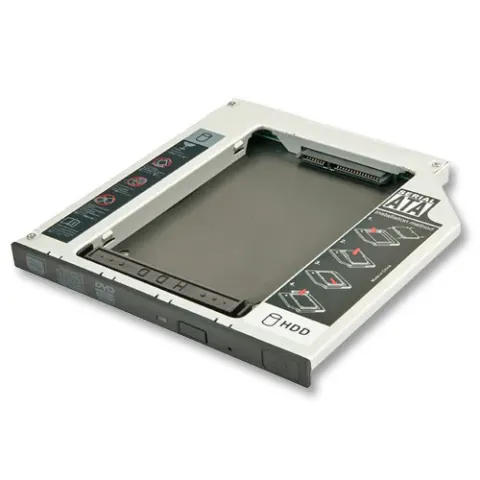 מתאם לדיסק קשיח 2.5 אינץ' 9.5mm במקום הצורב DVD