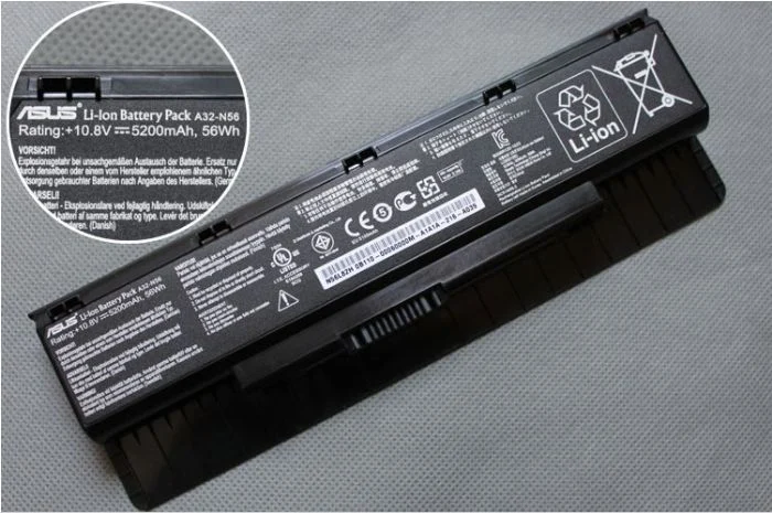 סוללה מקורית למחשב נייד ASUS N56 אסוס