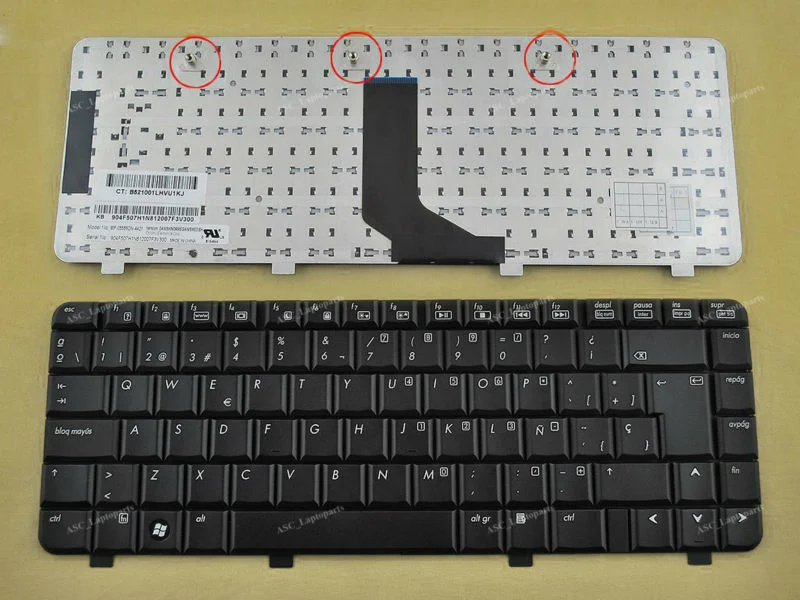מקלדת מקורית HP/COMPAQ DV2000 אייג' פי
