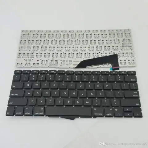 מקלדת למחשב נייד Apple Macbook Pro A1398 אפל