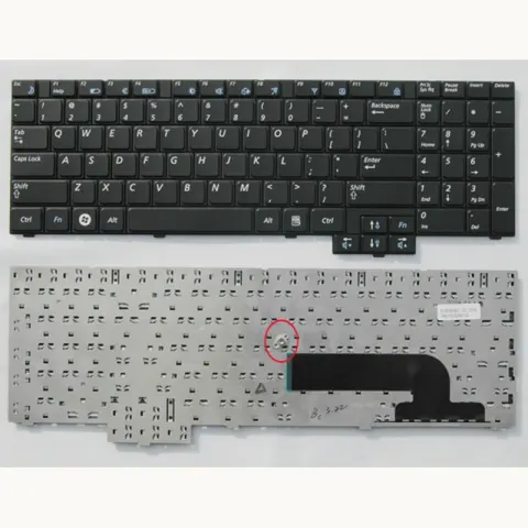מקלדת למחשב נייד Samsung x520 series סמסונג